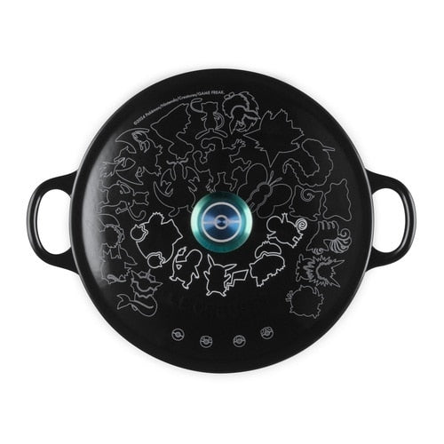[LE CREUSET] Marmite 22cm Shiny Black (Iridescent Knob)