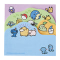 Pokemon block sticky note with colorful characters from Japan, featuring a 6.9x0.7x6.9 cm size