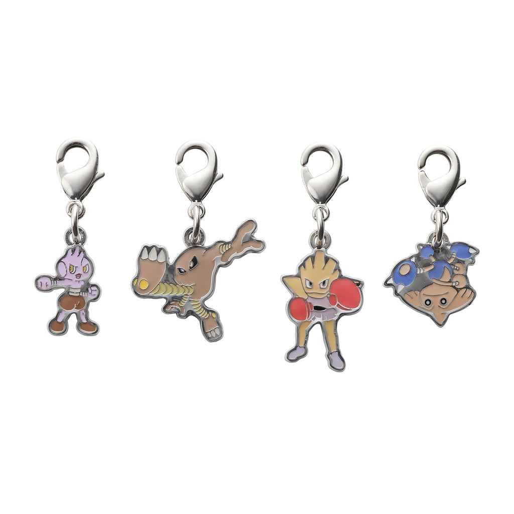 Pokemon National Encyclopedia metal charm from Japan, featuring colorful character designs