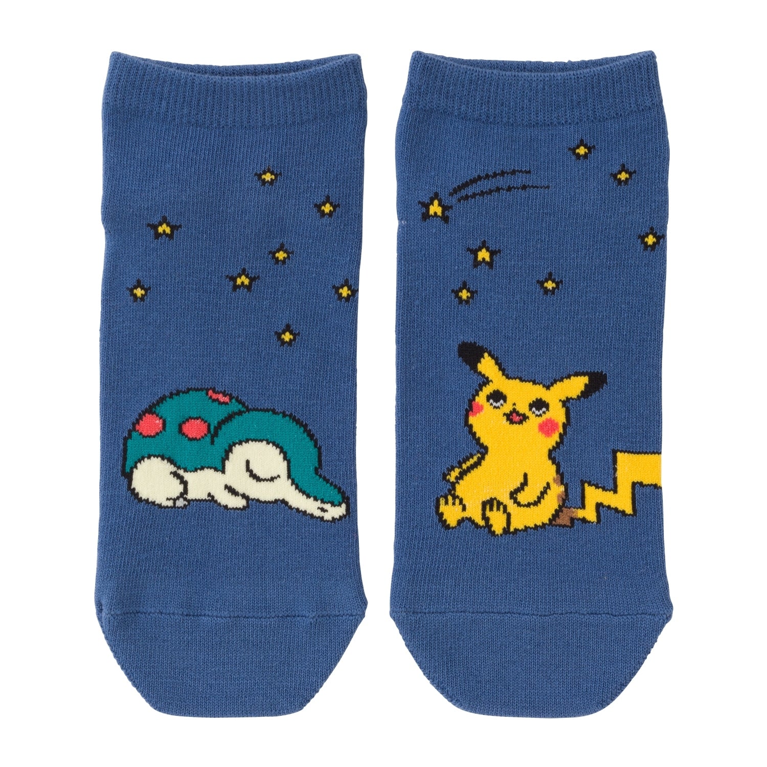 [Choose] Short socks Pokémon Leisurely Life Hinoarashi and Pikachu (23-25cm)
