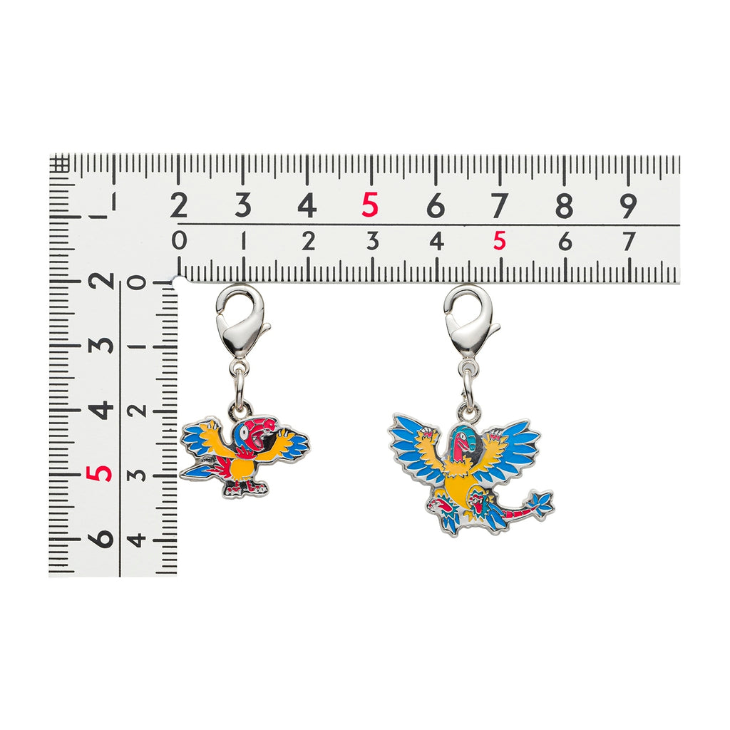 Authentic Pokemon Center Japan Metal Charm 566/567, showcasing a unique collectible item from Japan