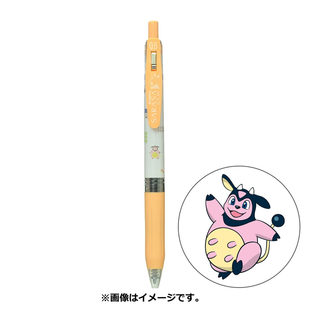 SARASA Pokémon Shirts Miltank pattern from Japan, featuring Normal-type Milk Cow Pokémon