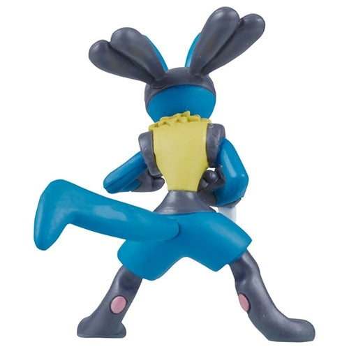 Pokemon Lucario MS-10 figure, back view with detailed design from Japan