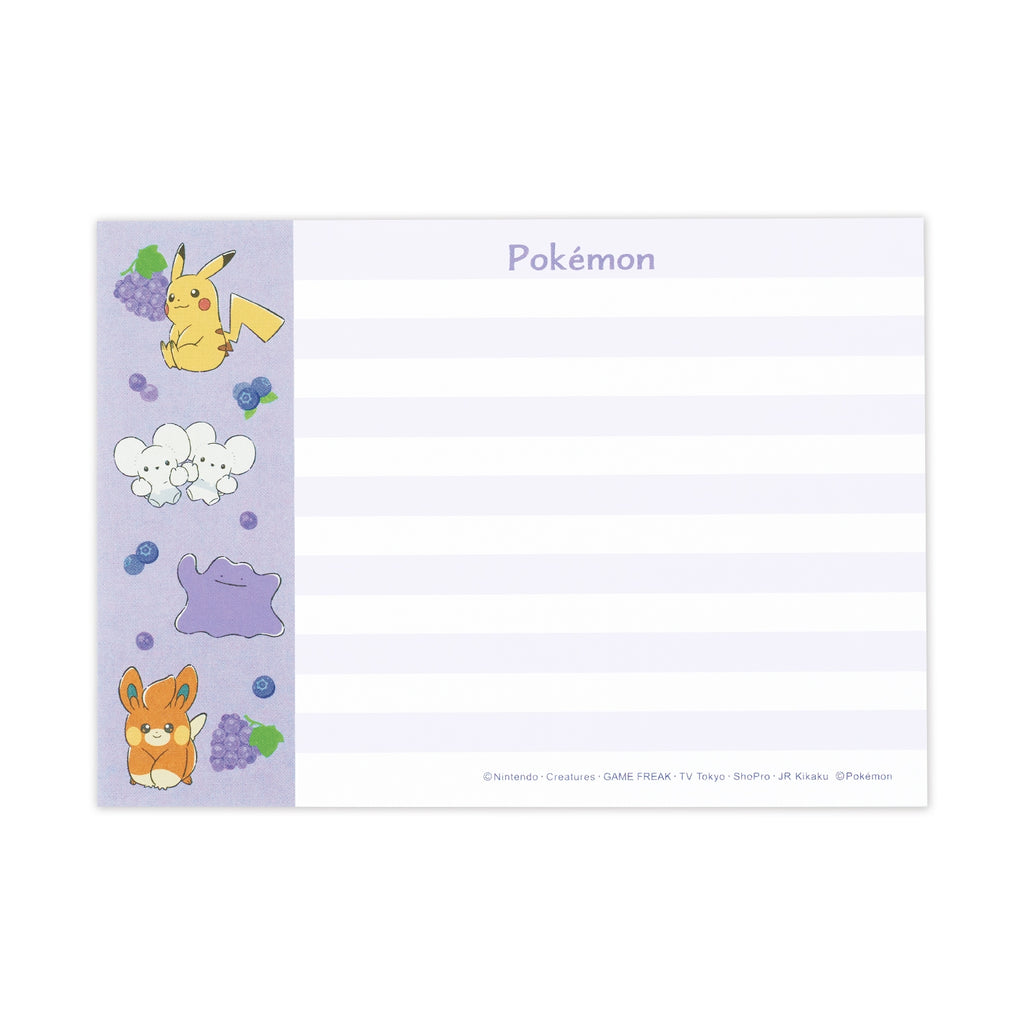 Close-up of Clear sheet memo Pokémon ring with official Pokémon logo from Japan