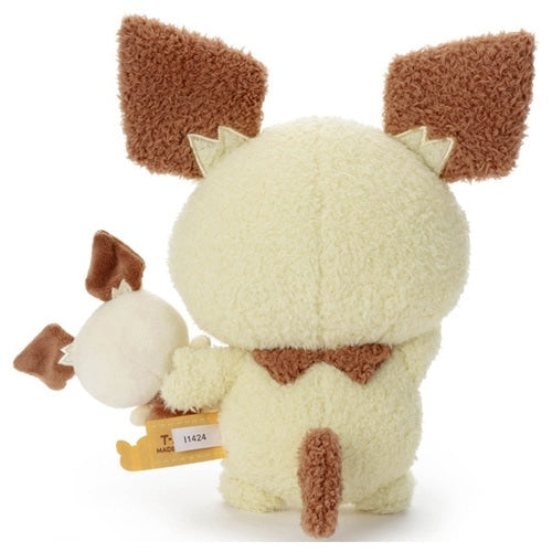 Pichu plush toy from Japan with soft and cuddly texture, official Pokemon product