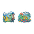 Ivysaur wall stickers from Japan, featuring Grass/Poison-type Pokemon with green and yellow design