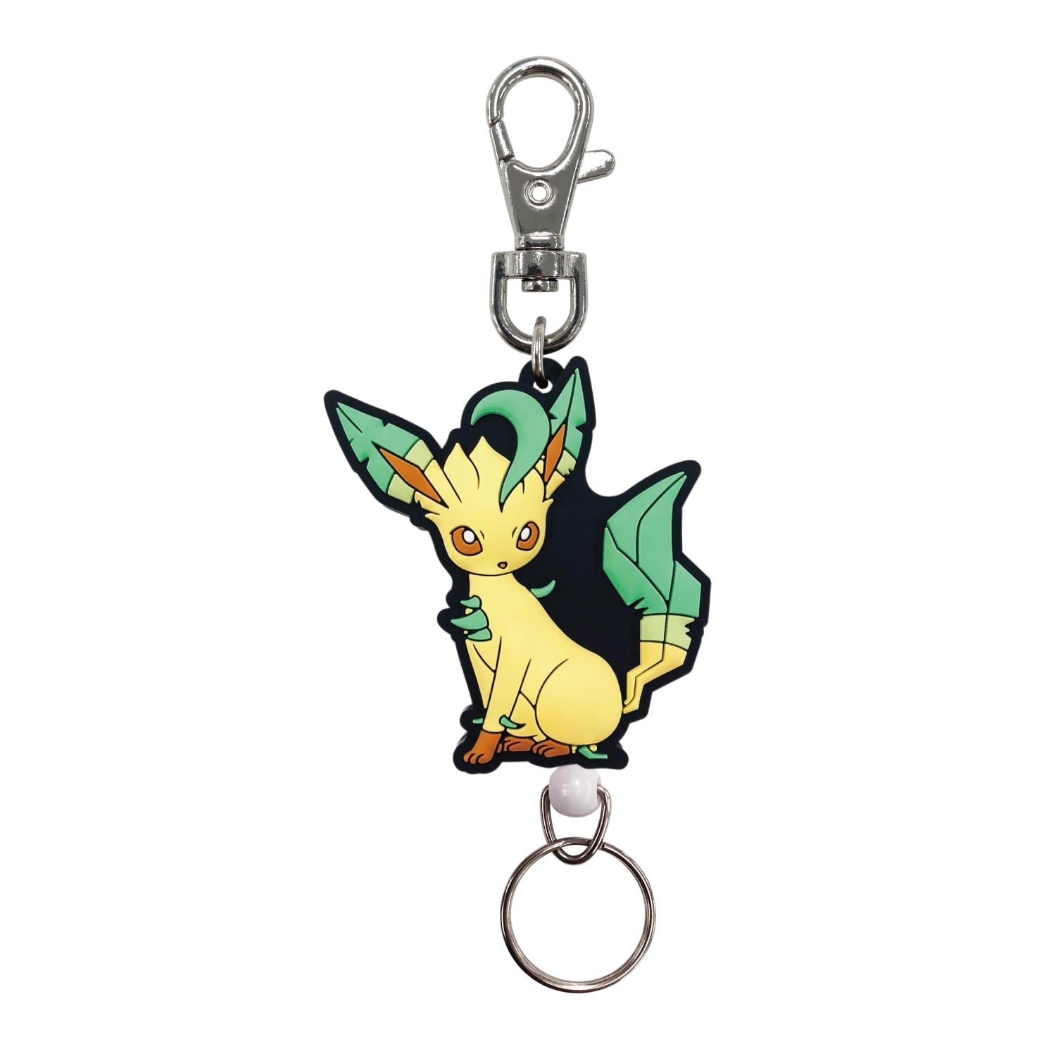 Leafeon Leafia keychain with green leaf details from Japan