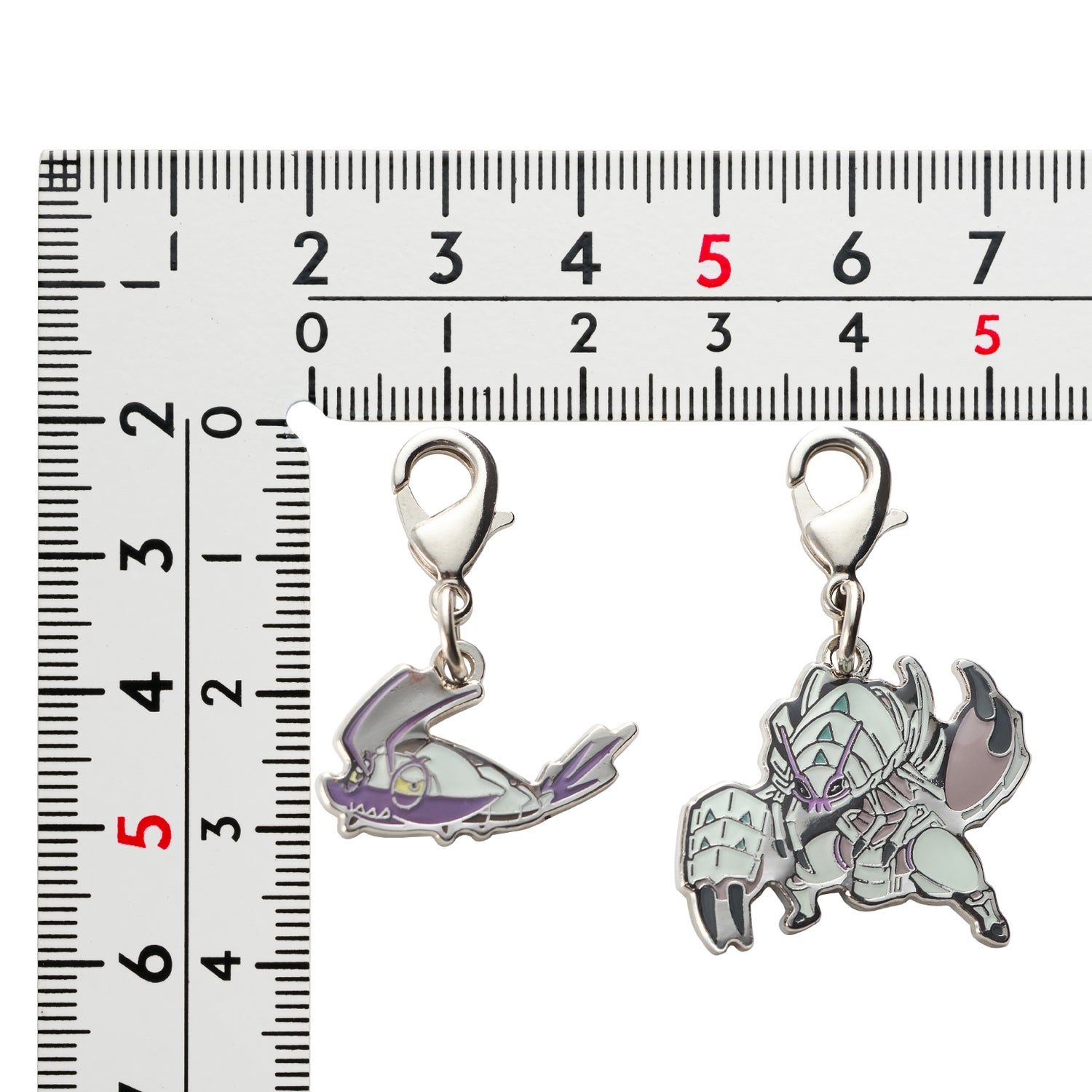 Pokemon Metal Charm 767/768, collectible item with official packaging from Japan