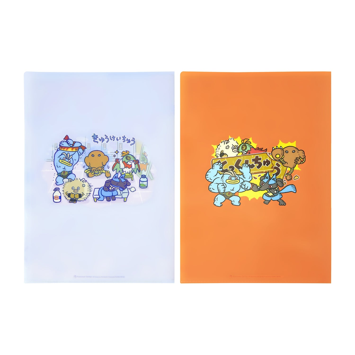 A4 clear file set of 2 Tokunchu