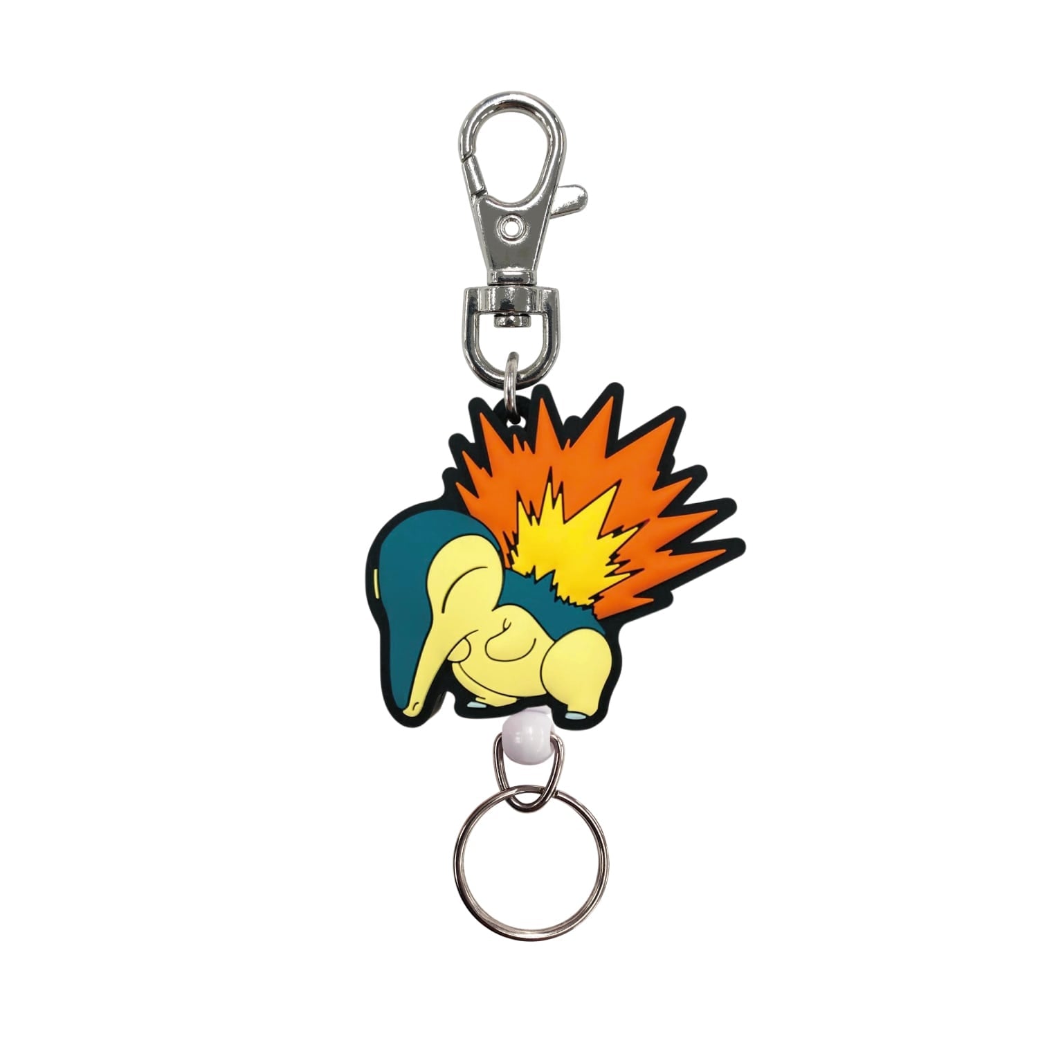 Cyndaquil Fire Mouse Pokemon keychain figure from Japan, 11.6x4.9x2 cm, 30g, detailed design