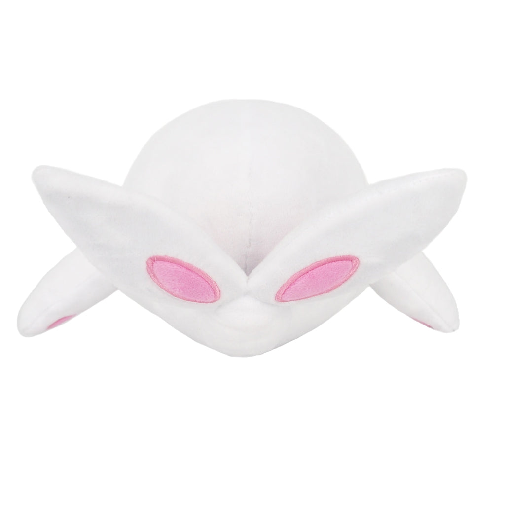 Front view of Al Whale plush toy, authentic Japanese product