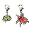 National Encyclopedia Metal Charm 167/168 from Japan, detailed metal design