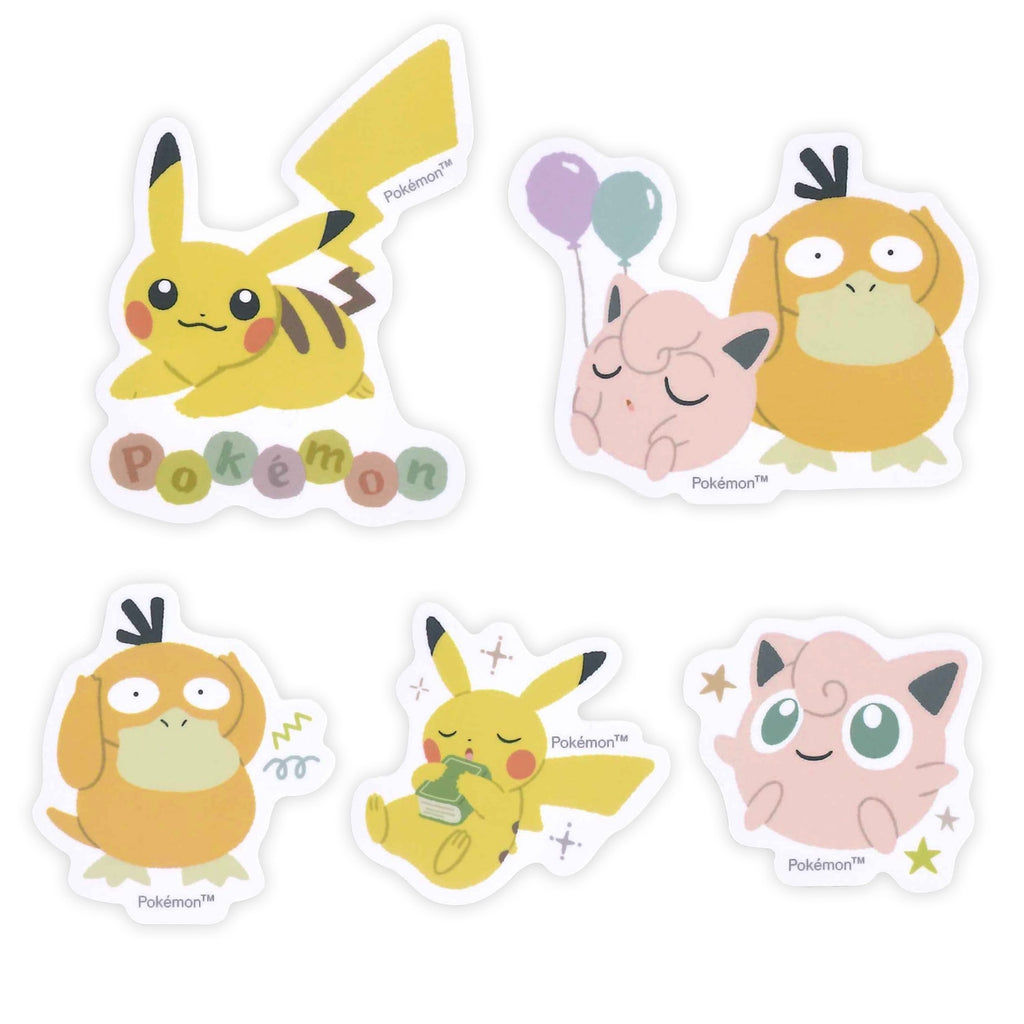 Mini deco collage sticker/Pikachu Pudding Kodak