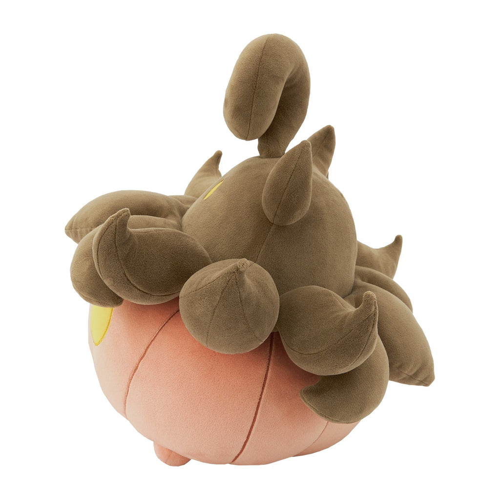 Mocchirich plushie bucket with colorful details, made in Japan