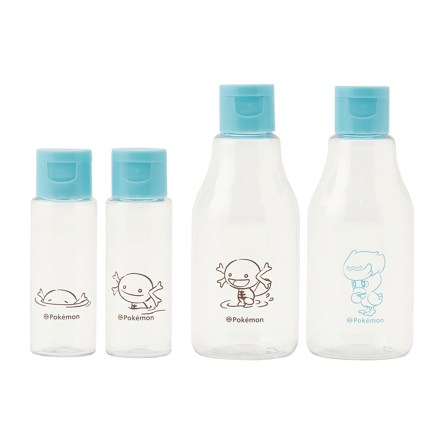Clear pouch & travel bottle set Maigo no Kwass