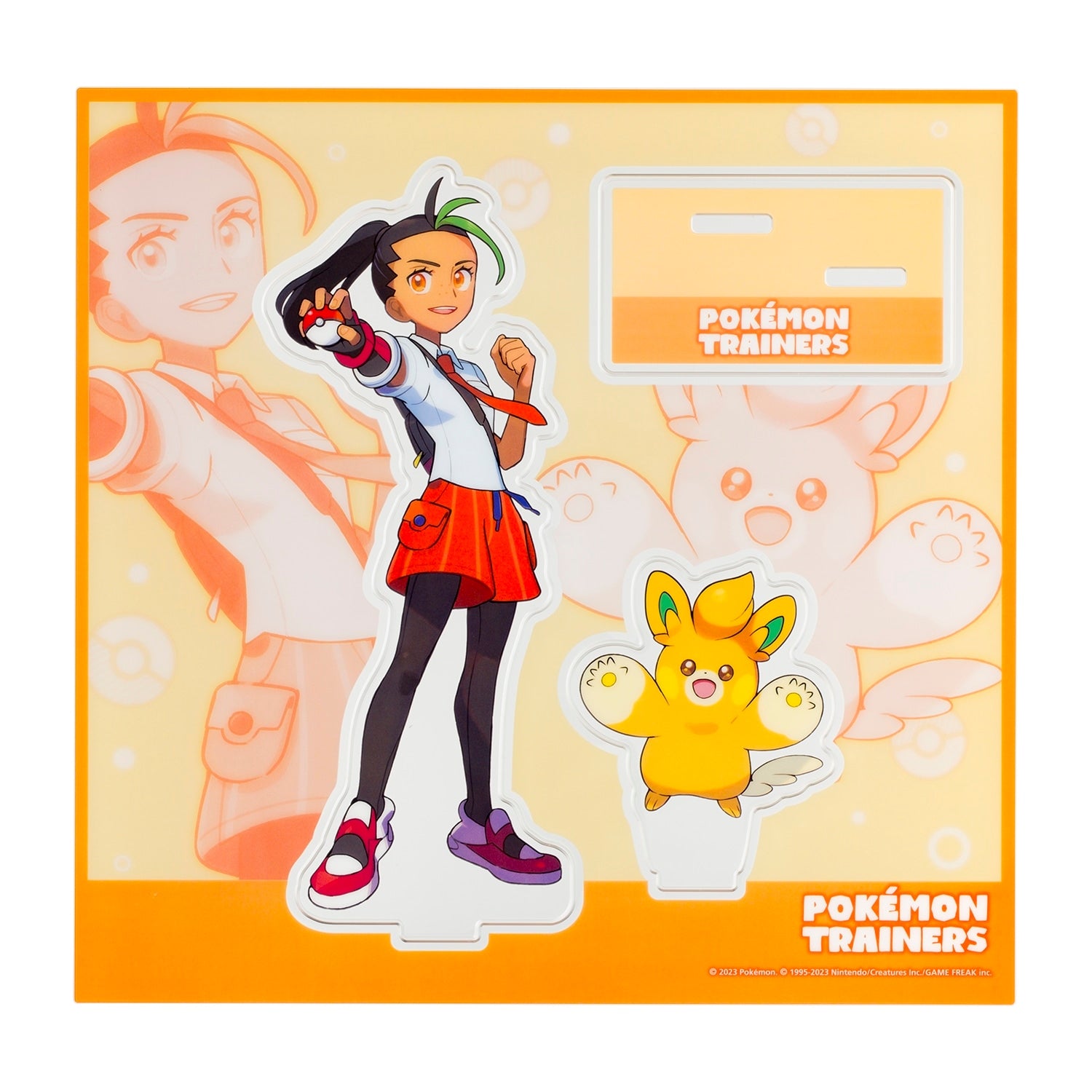 Nemo & Pamot Acrylic Stand from Japan, featuring Pawmo in battle pose