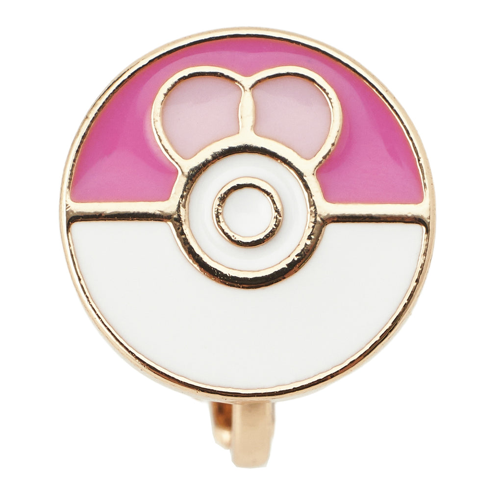Pokémon Love Love Ball Earrings with detailed anime character design from Japan