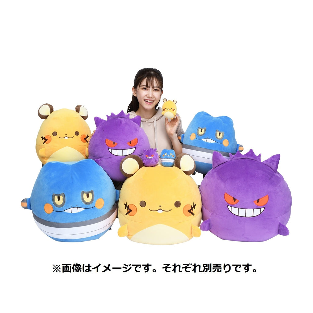Pokemon Center Mugyutto Gregguru plush, rare Japanese collectible with unique bead cushion design