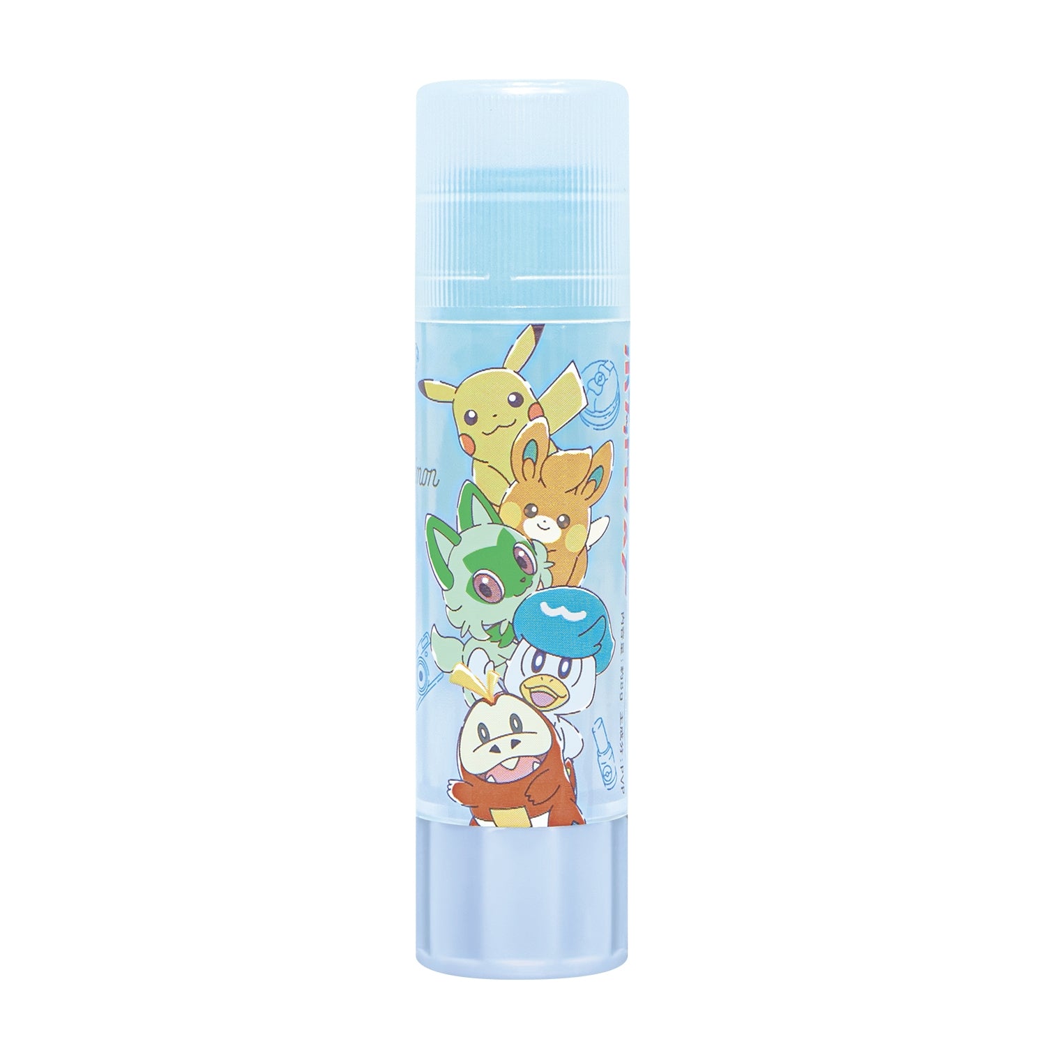 Clear color stick glue from Japan, featuring Pokemon character, official merchandise