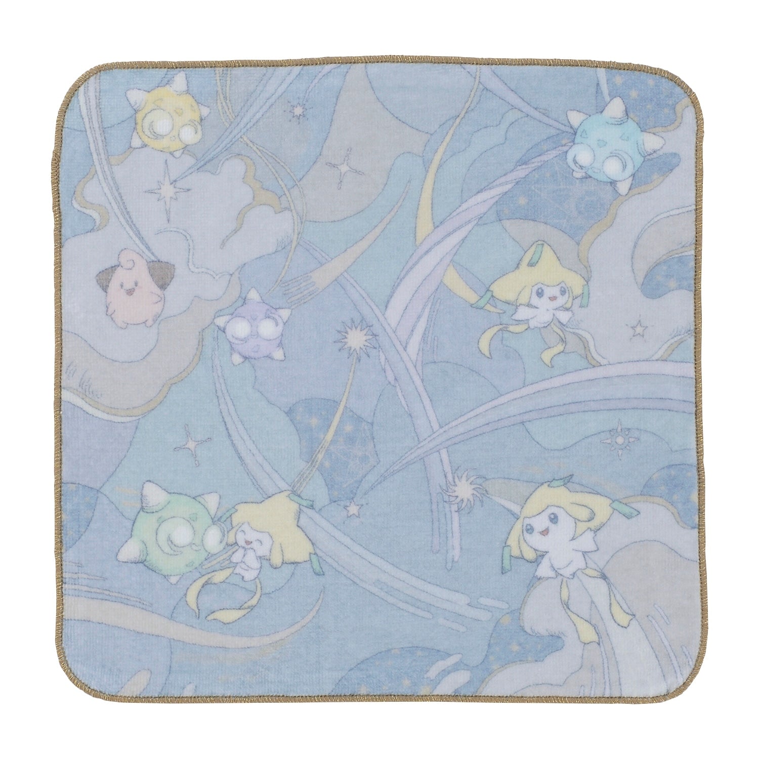 Jirachi hand towel with star design from Japan, soft and absorbent