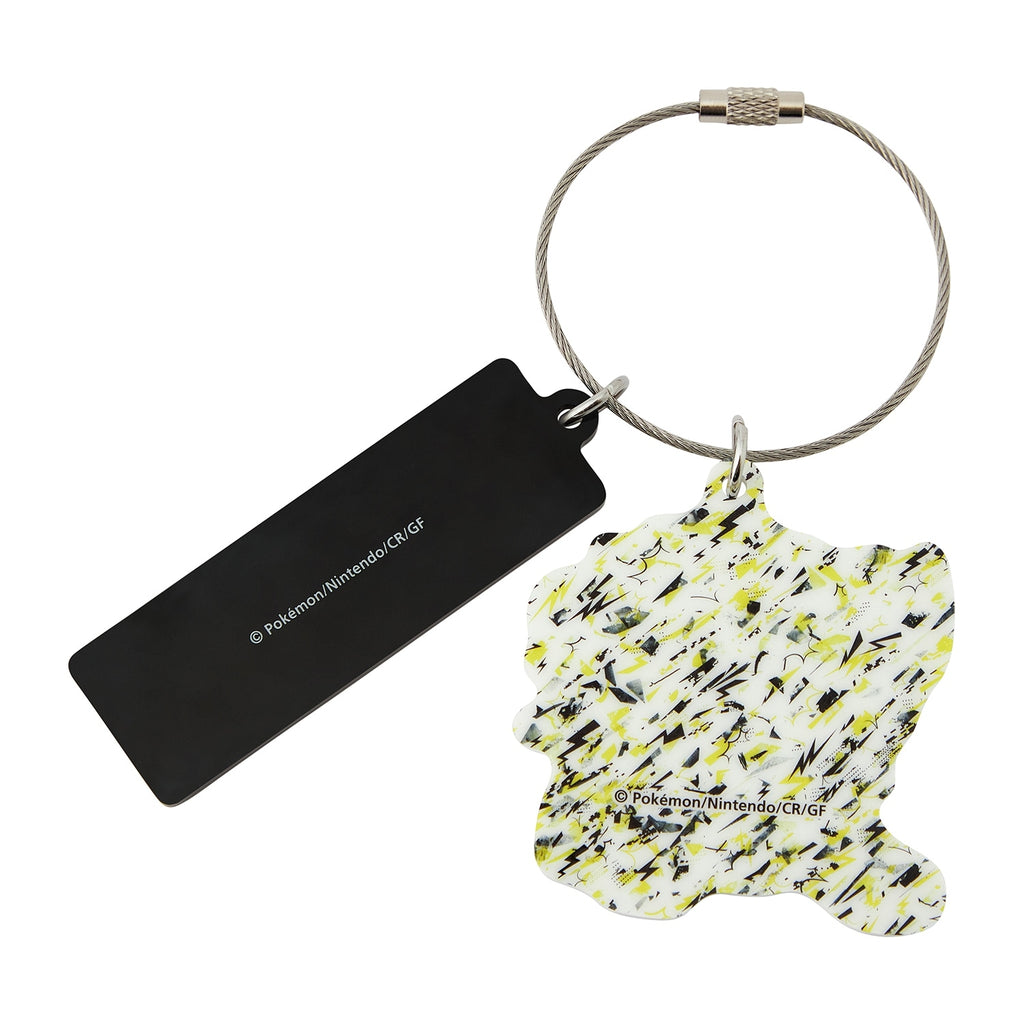 Pokemon THUNDERS keychain featuring anime-style character artwork from Japan