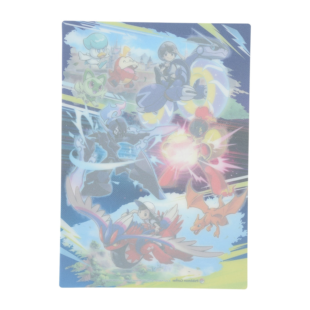 Authentic Japanese Pokemon Underlay JOURNEY in Paldea collectible with official Pokemon Center Japan packaging