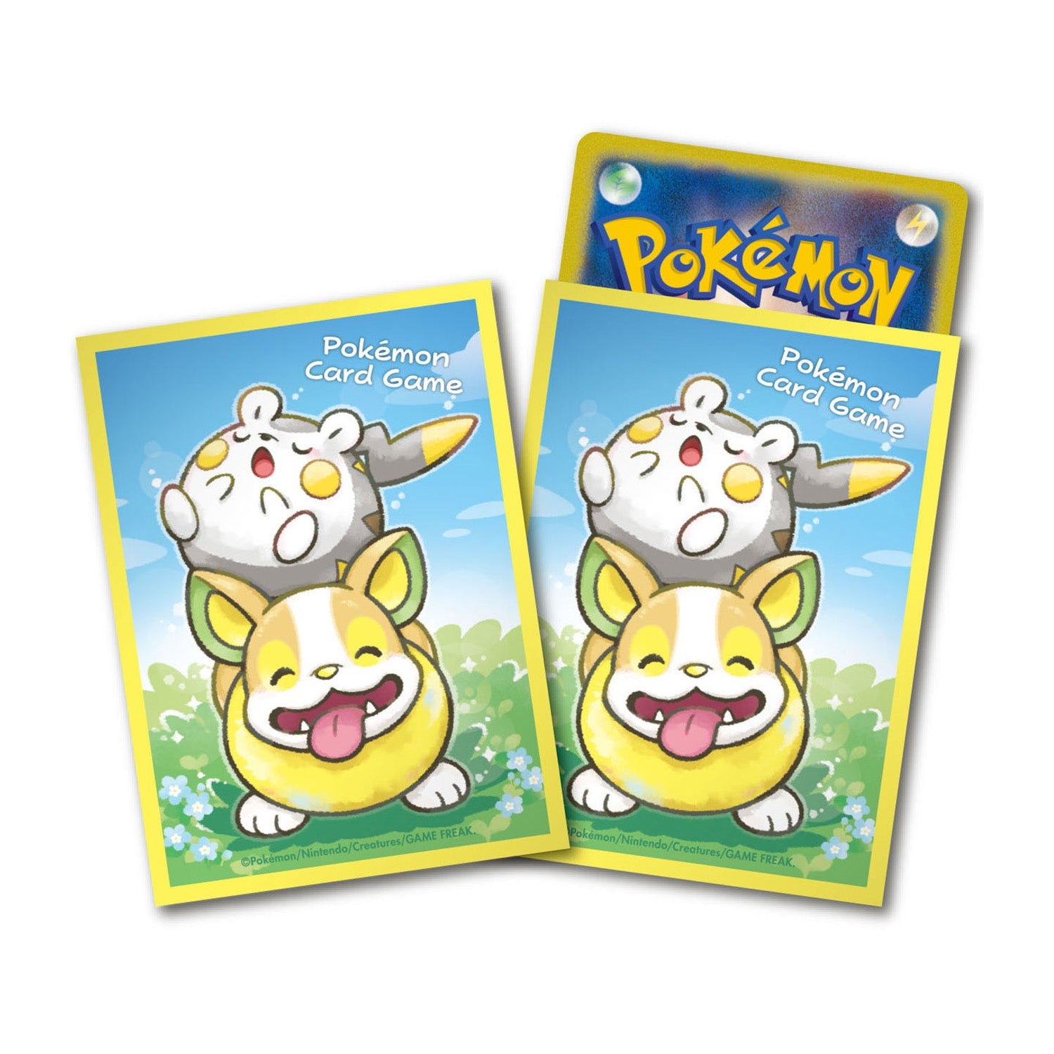 Pokémon TCG Deck Shield Sleeves – Togedemaru & Yamper | Japan Exclusive