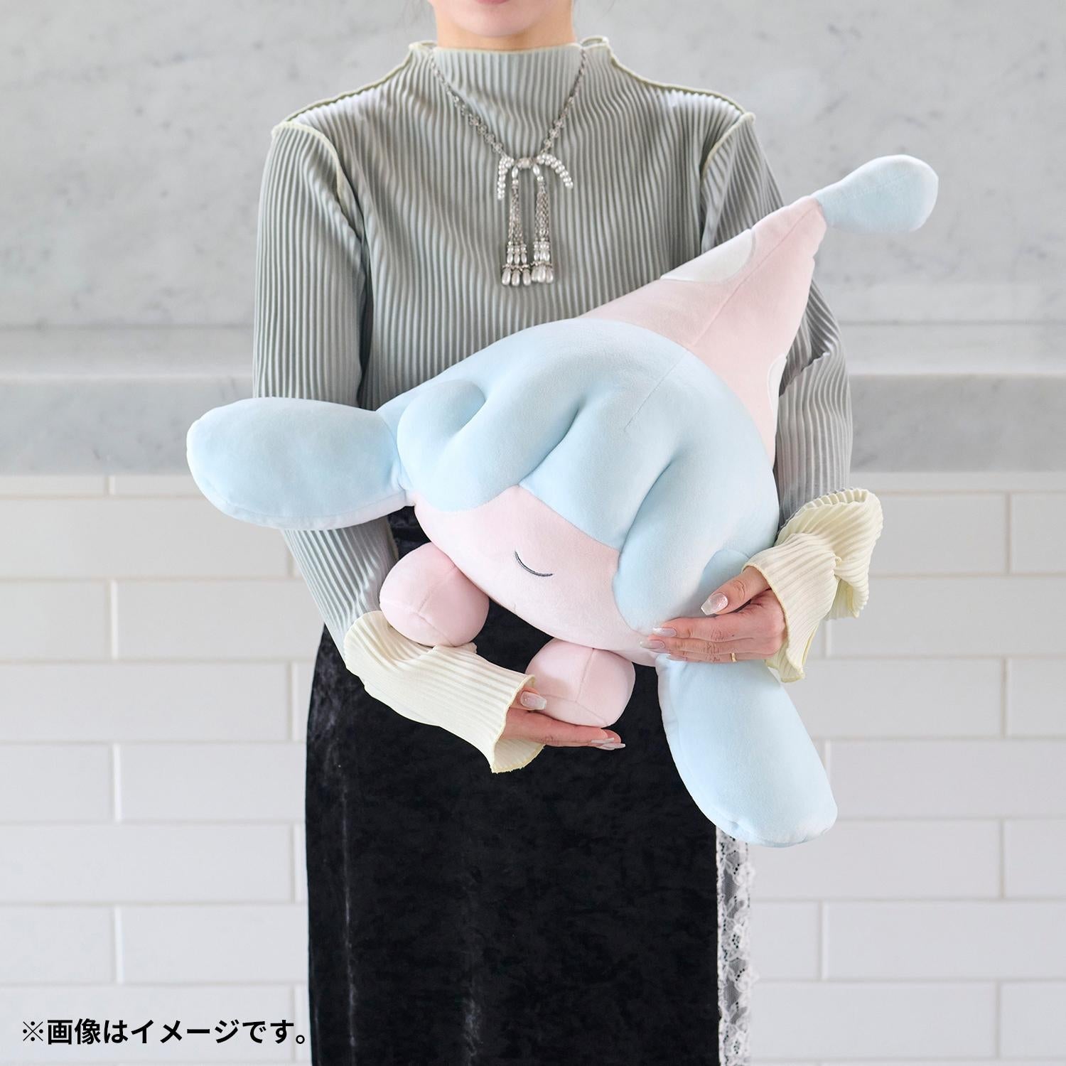 Mocchiritchi plushie with Pokemon logo from Japan