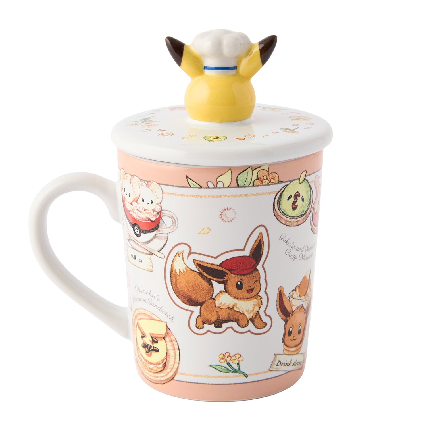 Mug with lid Chef Pikachu