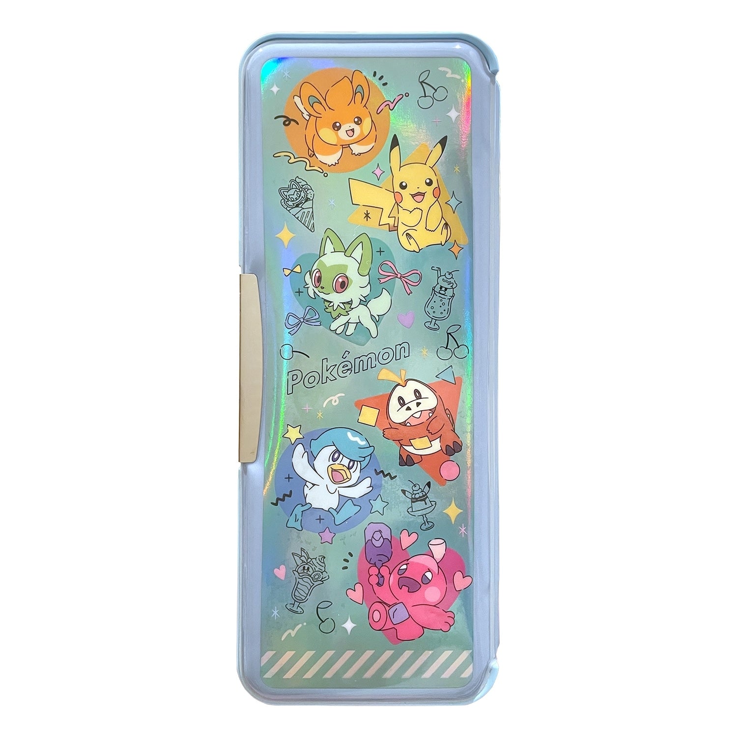 Hologram Fudebako Colorful Pop Series from Japan, featuring colorful pokemon characters