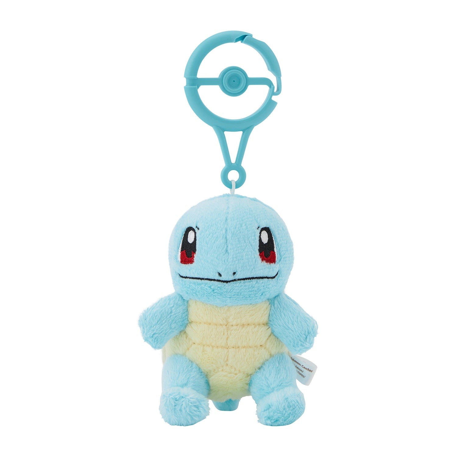 Squirtle mascot with carabiner from Japan, official Pokemon Center product