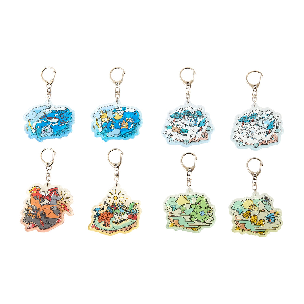 Shakashaka Pokémon keychain from Japan, featuring OTENKI TEAM character