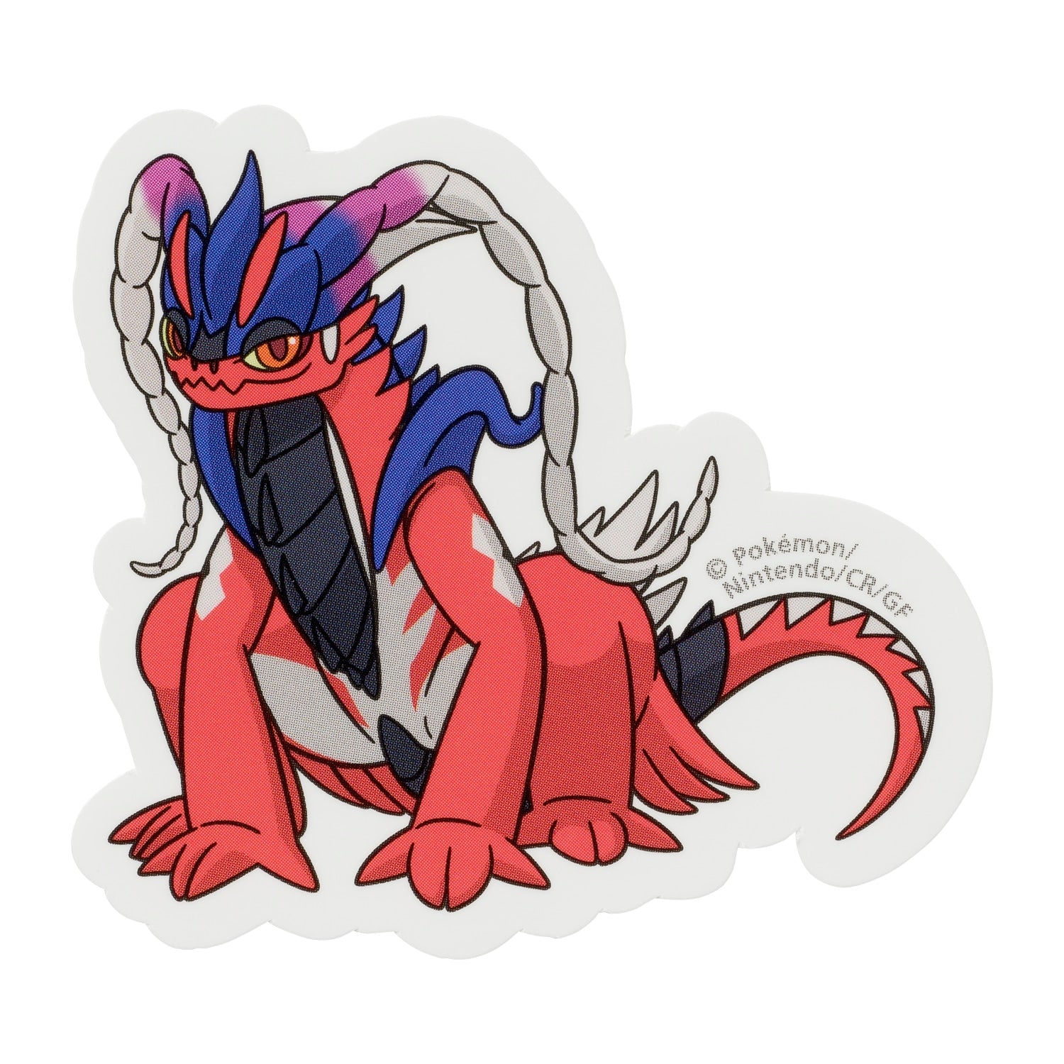 Koraidon sticker from Japan with official artwork