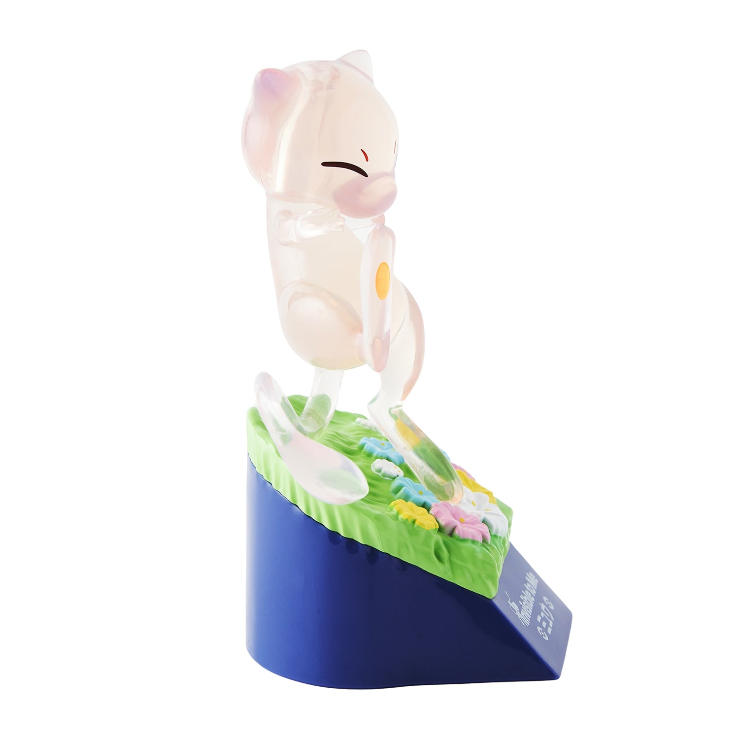 Authentic Japanese Invisible to Me Mew clear figure, Pokemon Center Online exclusive, with intricate details