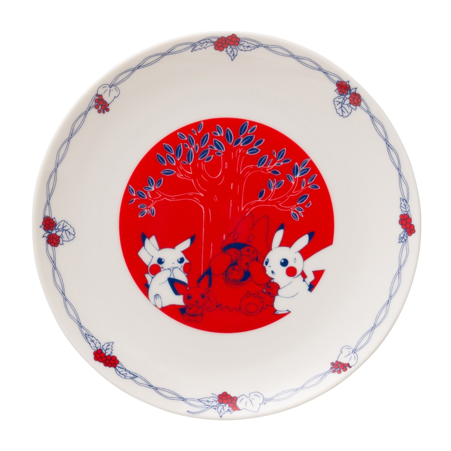 Plate Pikachu in the forest red