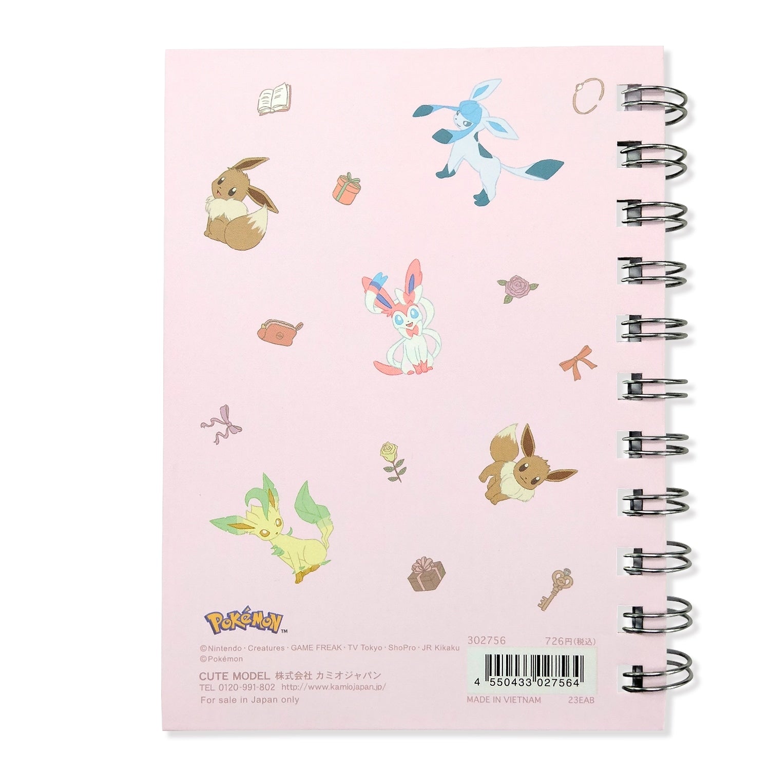 A6W Ring Notebook featuring Pokemon character, sourced from Japan