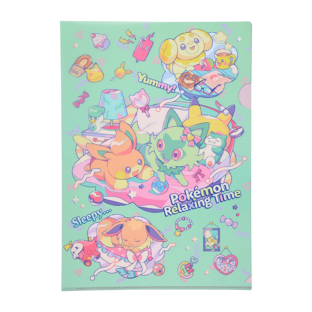 A4 clear file Pokémon Relaxing Time