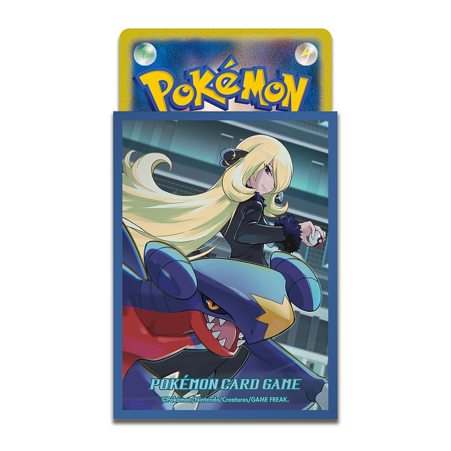 Pokemon TCG Deck Sleeves Cynthia & Garchomp (#445) Ver.2 [Blue] Japan Exclusive