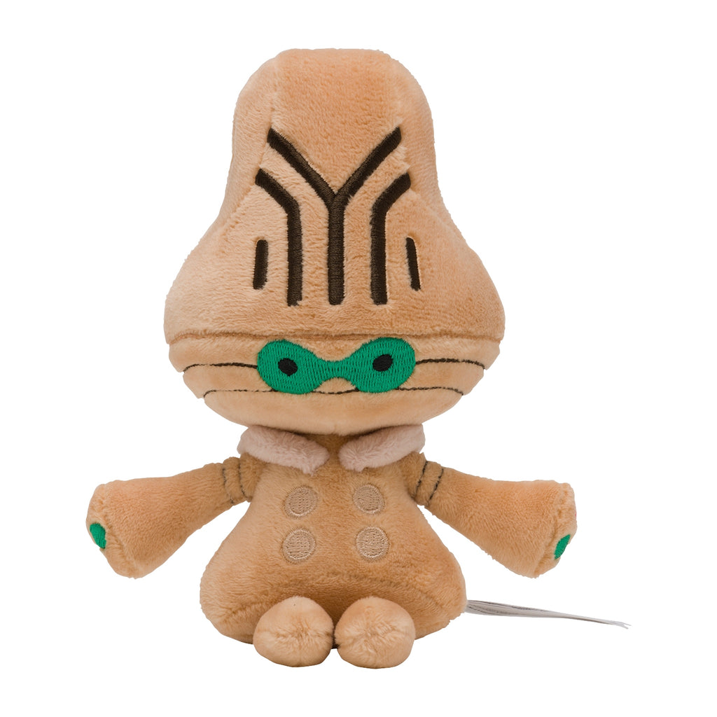 Authentic Japanese Pokemon plush 606 Obem, detailed face and ears from Japan
