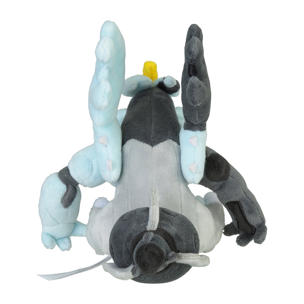 Pokemon Black Kyurem Plush from Japan, sitting pose