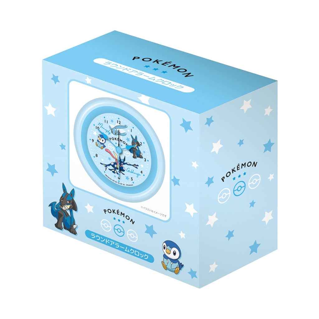Round alarm clock colors/blue