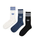 adidas 3 STRIPES HIGH CREW SOCKS 3 PAIRS