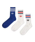 adidas 3 STRIPES CREW SOCKS 3 PAIRS