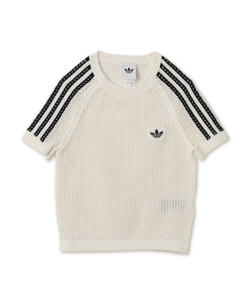 adidas KNITTED CROCHET CALI TEE