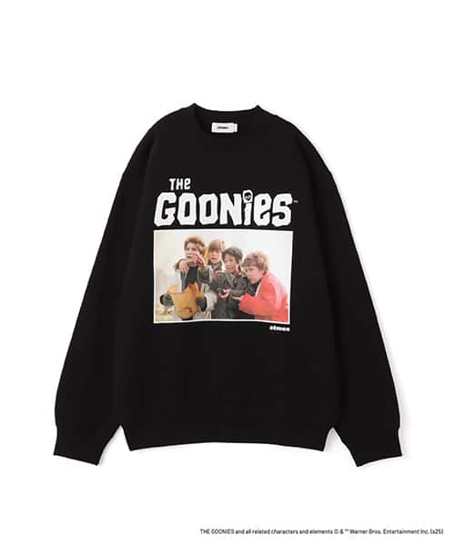 atmos x THE GOONIES Sweatshirt with unique graphics from Japan