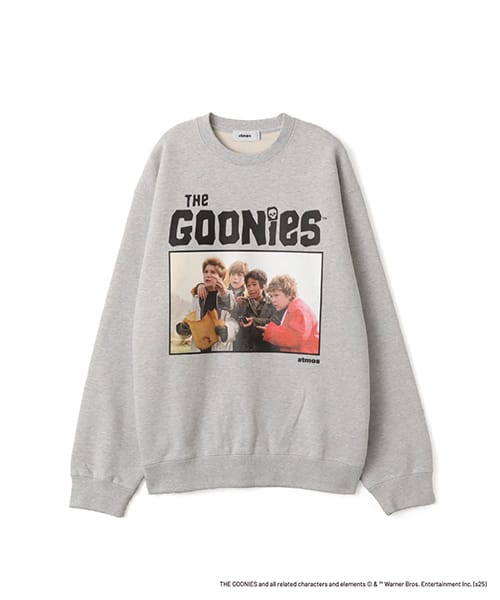 atmos x THE GOONIES Sweatshirt with unique graphics from Japan