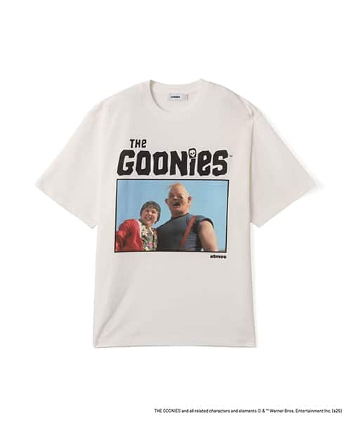 atmos x THE GOONIES Sloth T-shirt with unique graphics from Japan