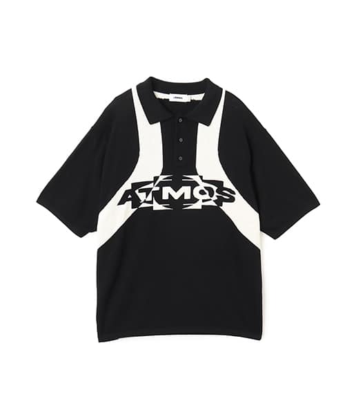 atmos Knit Polo Shirt with unique design from Japan