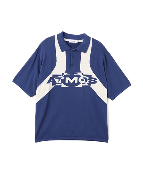 atmos Knit Polo Shirt with unique design from Japan