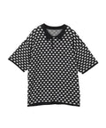 atmos Knit Jacquard Polo - Authentic Japanese Sneakers with unique knit design from Japan